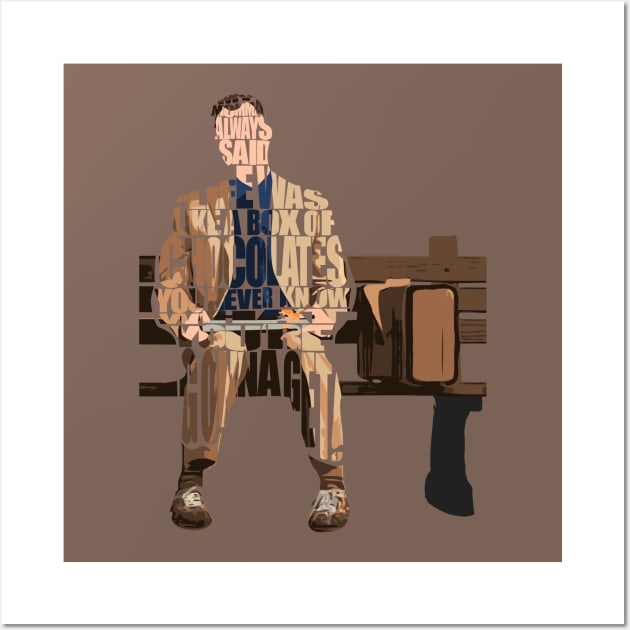 Forrest Gump Wall Art by inspirowl